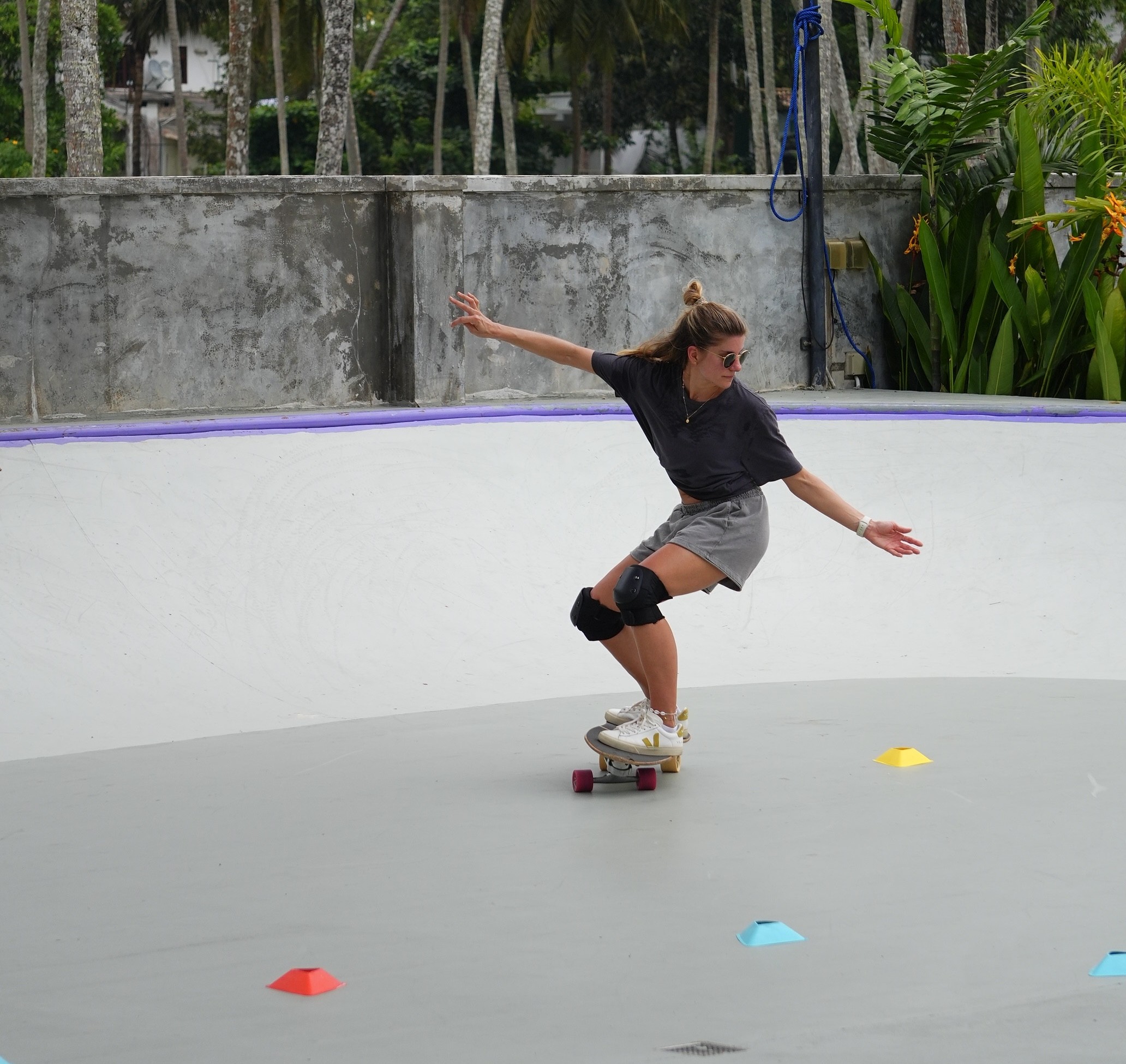 Surfskate session at Dreamer's Surfhouse