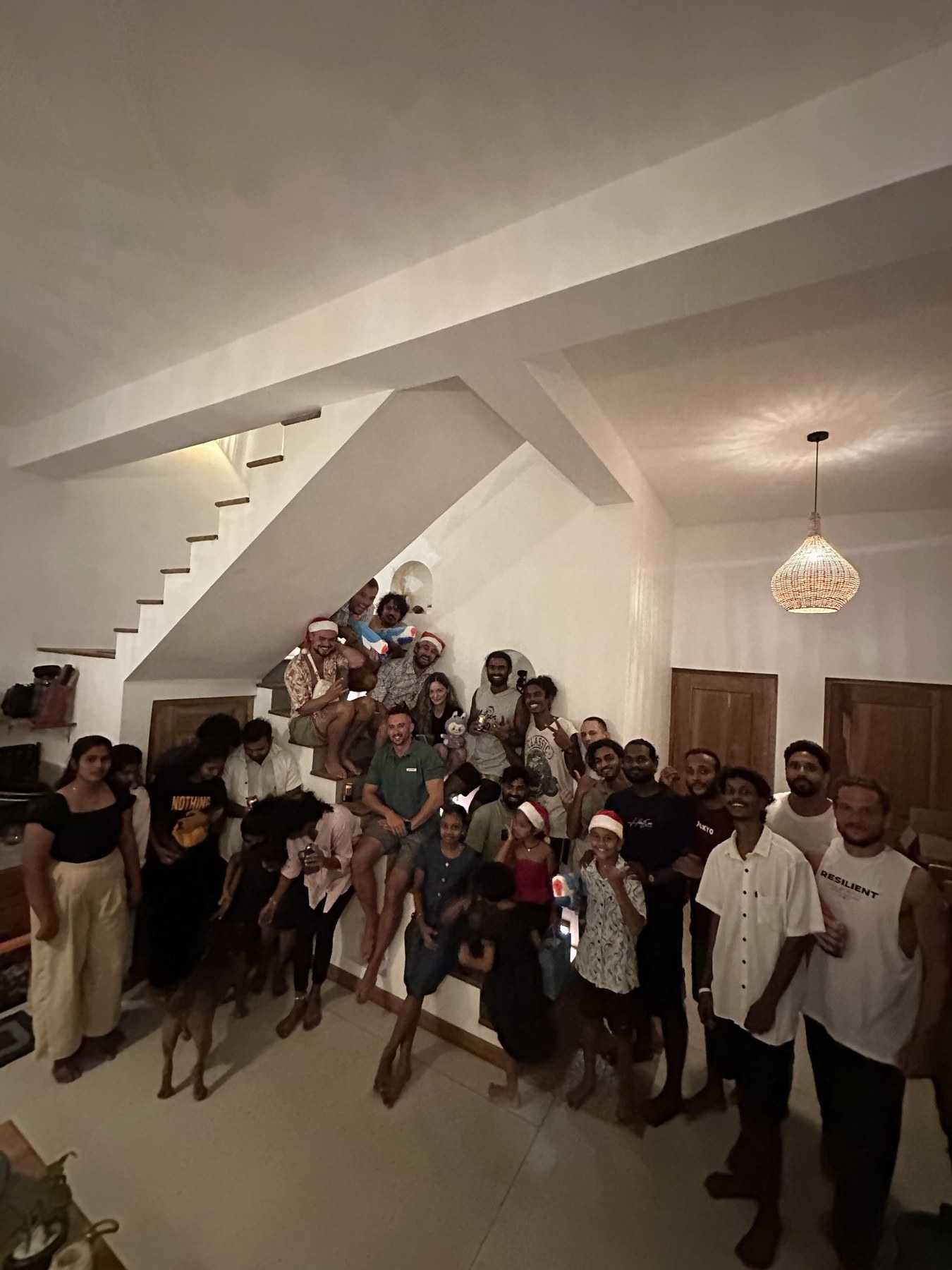 Camp family celebrating together