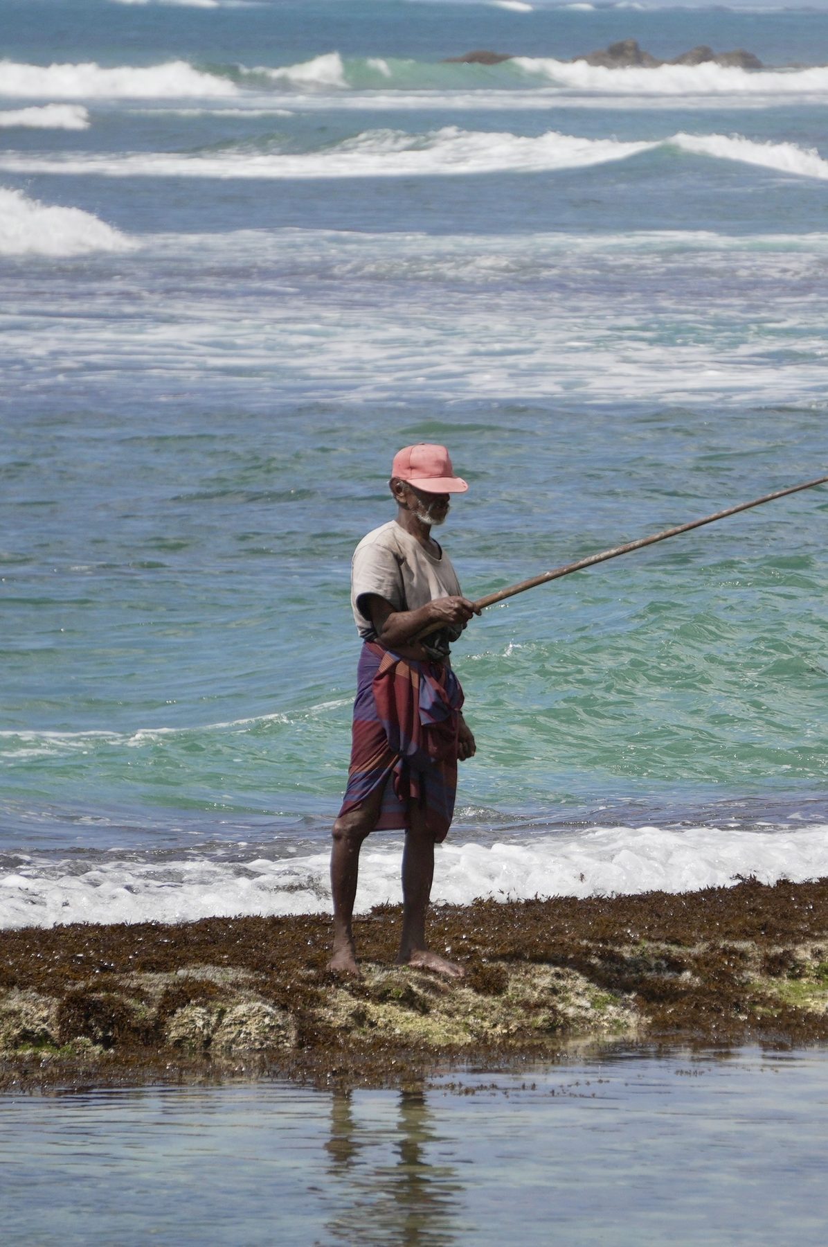 Local fisherman on the reef